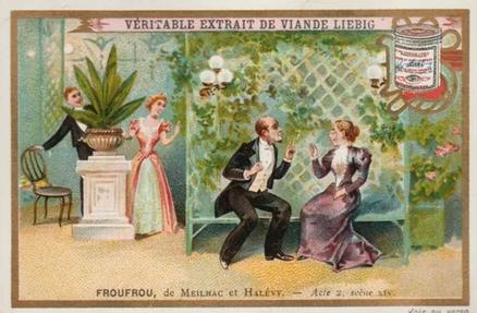 1901 Liebig Productions at the Comedy Franchise(French Text)(F662, S663) #NNO Act 2 Scene XIV Front