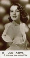 1954 Watford Film Stars #23. Julia Adams Front