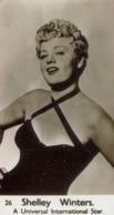 1954 Watford Film Stars #26. Shelley Winters Front