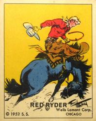 1952 Wells Lamont Red Ryder #NNO Red Ryder Front
