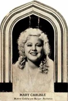 1934 Film Stars Die Cut (R93) #NNO Mary Carlisle Front