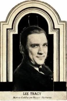 1934 Film Stars Die Cut (R93) #NNO Lee Tracy Front
