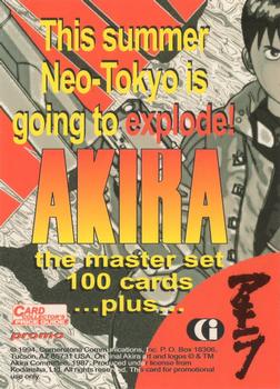 1994 Cornerstone Akira (Master Set) - Promos #promo Akira Back