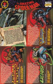 1994 Fleer The Amazing Spider-Man - Promos #NNO 4-Card Panel Back