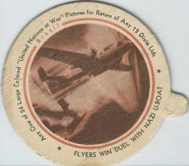1944 Dixie Cup Lids United Nations At War (F6-4) #NNO Brazil Front
