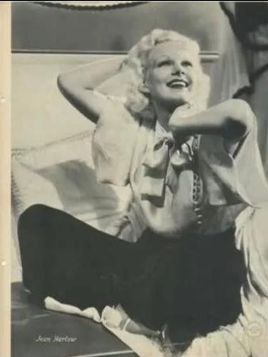 1934 Dixie Cup Lid Premiums Movie Stars (F4e) #NNO Jean Harlow Front