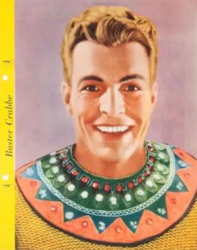 1935 Dixie Cup Lid Premiums Movie Stars (F5-1c) #NNO Buster Crabbe Front
