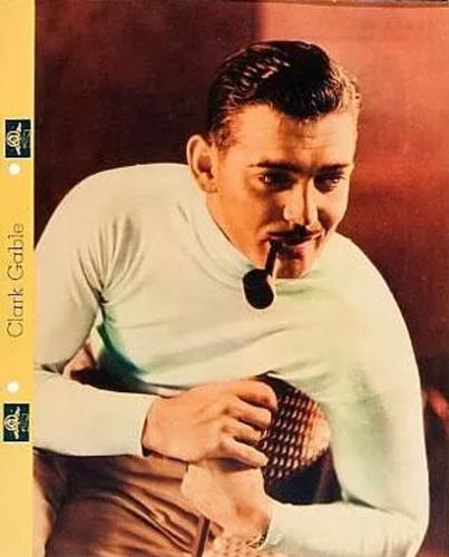 1935 Dixie Cup Lid Premiums Movie Stars (F5-1c) #NNO Clark Gable Front