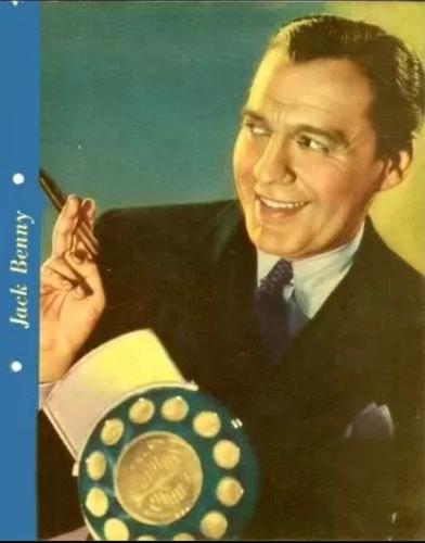 1936 Dixie Cup Lid Premiums Movie Stars (F5-2c) #NNO Jack Benny Front