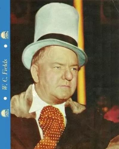 1936 Dixie Cup Lid Premiums Movie Stars (F5-2c) #NNO W.C. Fields Front
