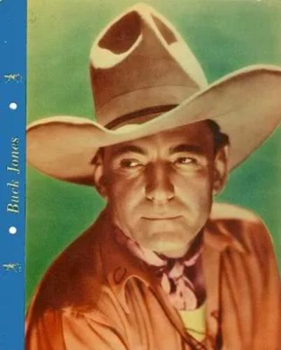 1936 Dixie Cup Lid Premiums Movie Stars (F5-2c) #NNO Buck Jones Front