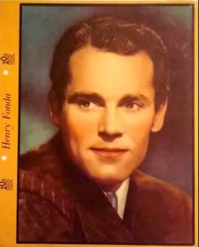 1939 Dixie Cup Lid Premiums Movie Stars (F5-5c) #NNO Henry Fonda Front