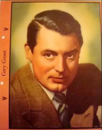 1939 Dixie Cup Lid Premiums Movie Stars (F5-5c) #NNO Cary Grant Front