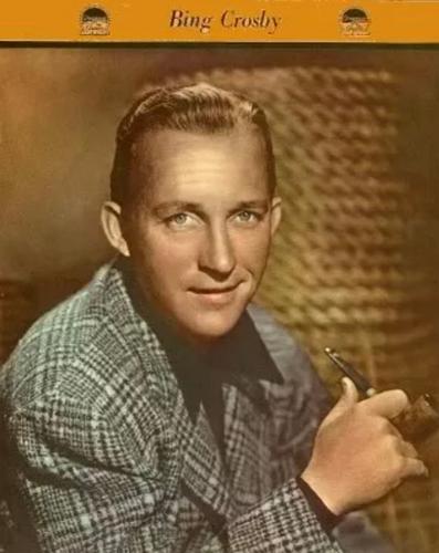 1947 Dixie Cup Lid Premiums Movie Stars (F5-13c) #NNO Bing Crosby Front