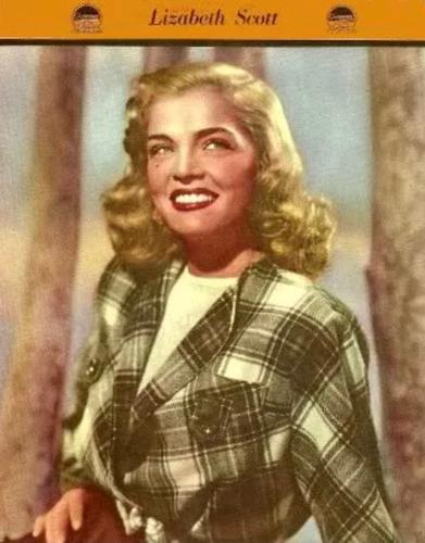 1947 Dixie Cup Lid Premiums Movie Stars (F5-13c) #NNO Lizabeth Scott Front