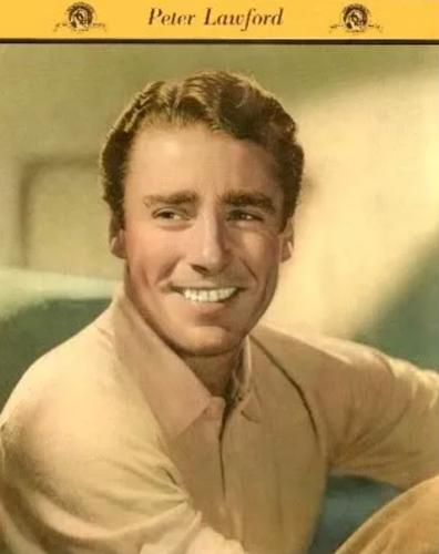 1949 Dixie Cup Lid Premiums Movie Stars (F5-15c) #NNO Peter Lawford Front