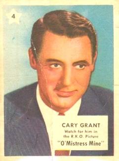 1951 Canadian Shredded Wheat Movie Stars #4 Cary Grant Front