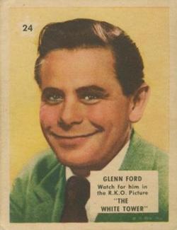 1951 Canadian Shredded Wheat Movie Stars #24 Glenn Ford Front