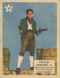 1951 Canadian Shredded Wheat Movie Stars #37 Douglas Fairbanks Jr. Front