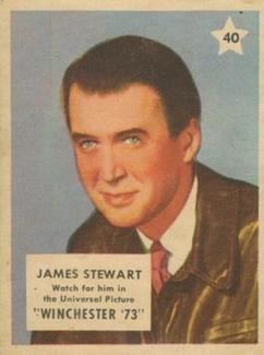 1951 Canadian Shredded Wheat Movie Stars #40 James Stewart Front