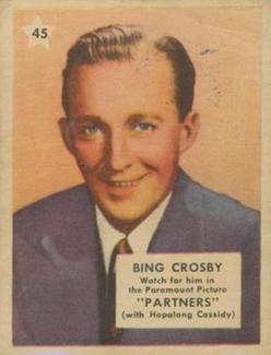 1951 Canadian Shredded Wheat Movie Stars #45 Bing Crosby Front