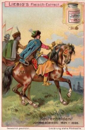 1902 Liebig Great Generals (German Text)(F705, S693) #NNO Johann Sobieski Front