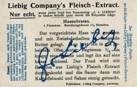 1902 Liebig Spices (German Text)(F701, S700) #NNO Cinnamon Back