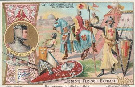1902 Liebig Scenes from the History of Cavillation (German Text)(F711, S711) #NNO Crusades Front