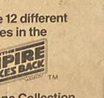 1980 Burger King Empire Strikes Back Super Scene Collection #5D Luke Skywalker, astride… Back
