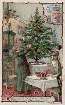 1901 Liebig (The Chrismas Tree II) (French text) (F676, S656) #4 Christmas Tree Front