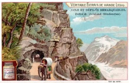 1901 Liebig Mountain Passes (French Text)(F678, S678) #NNO India Front