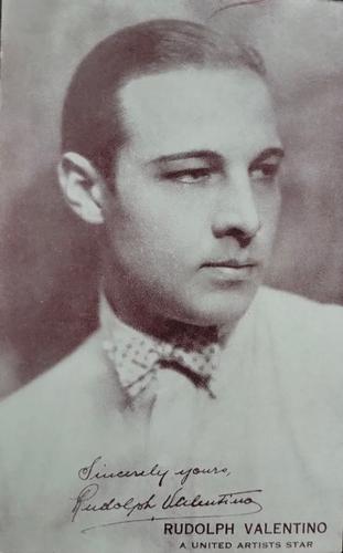 1926 Exhibit Rudolph Valentino #NNO Rudolph Valentino Front