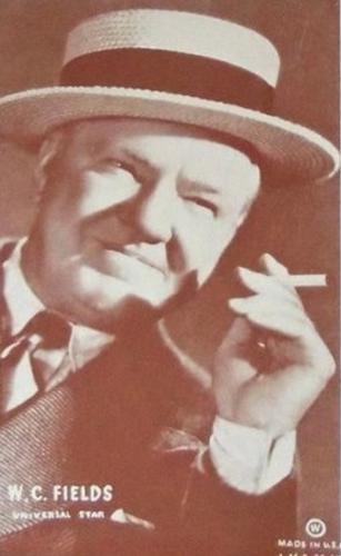 1940 Mutoscope Brown Postcards #NNO W. C. Fields Front