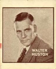 1933 General Gum Movie Stars (R97-2} #NNO Walter Huston Front