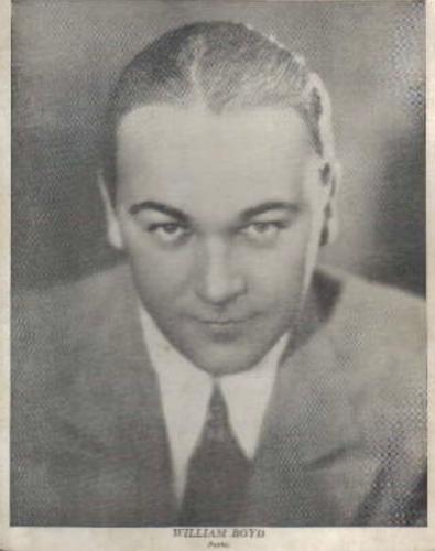 1929 Movie-Land Keeno (Large) #NNO William Boyd Front