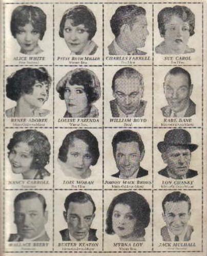 1929 Movie-Land Keeno (Large) #NNO Joan Crawford Back