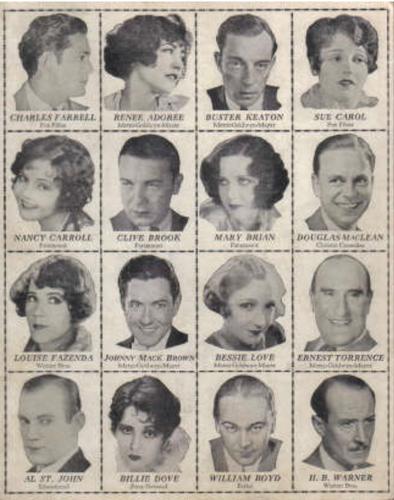 1929 Movie-Land Keeno (Large) #NNO Janet Gaynor Back