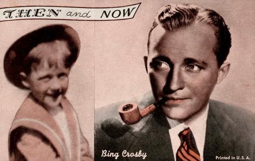 1951 Exhibit Then and Now #NNO Bing Crosby Front