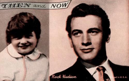 1951 Exhibit Then and Now #NNO Rock Hudson Front