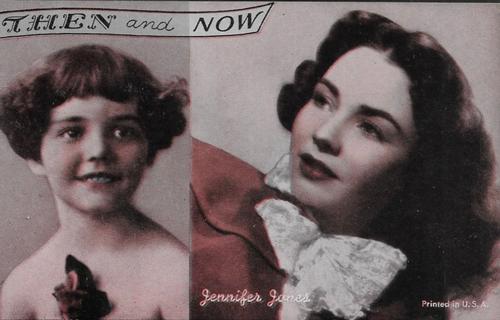 1951 Exhibit Then and Now #NNO Jennifer Jones Front
