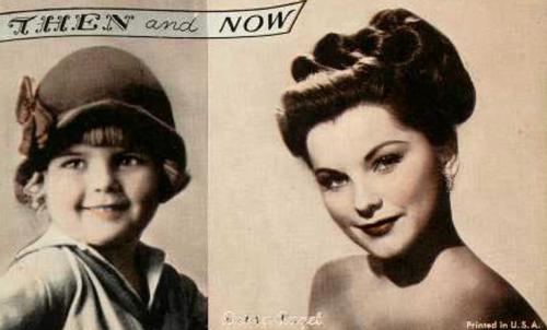 1951 Exhibit Then and Now #NNO Debra Paget Front
