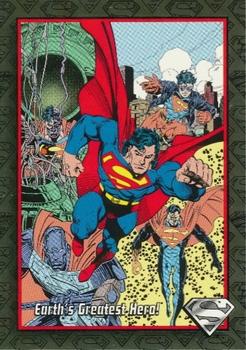 1993 SkyBox The Return of Superman - Factory Set Exclusives #SP1 Earth's Greatest Hero! Front