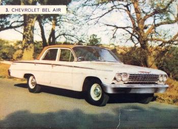 1962 Weet-Bix The Young Motorist's Book of Cars #3 Chevrolet Bel Air Front