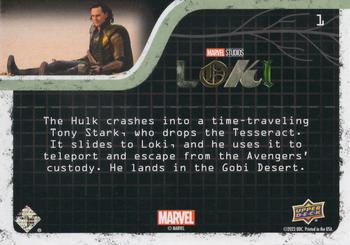 2023 Upper Deck Marvel Loki Season 1 #1 Where's Loki? Back