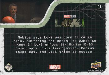 2023 Upper Deck Marvel Loki Season 1 #9 You Weren't Born to Be King Back