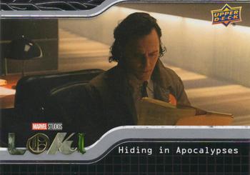 2023 Upper Deck Marvel Loki Season 1 #18 Hiding in Apocalypses Front