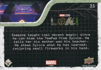 2023 Upper Deck Marvel Loki Season 1 #35 Someone Taught You Fairly Decent Magic Back