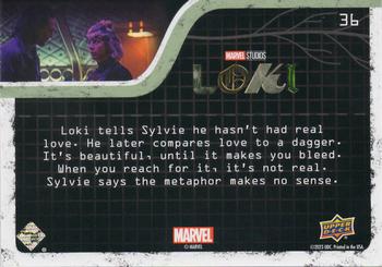 2023 Upper Deck Marvel Loki Season 1 #36 Love is a Dagger Back