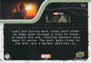 2023 Upper Deck Marvel Loki Season 1 #41 Do We Trust Each Other? Back