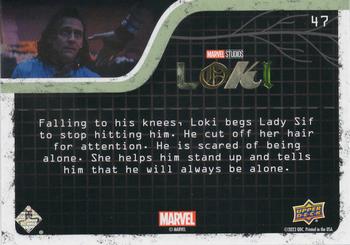 2023 Upper Deck Marvel Loki Season 1 #47 Scared of Being Alone Back